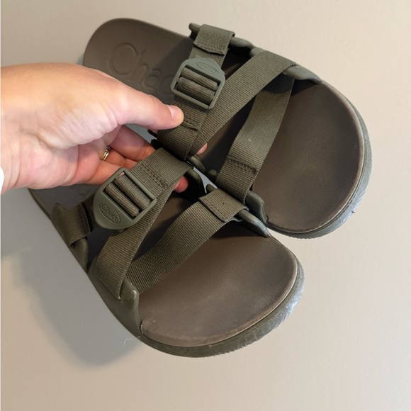 Chaco Other - Chaco Forest Green Slide Sandals